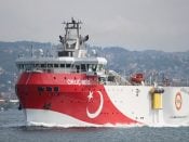 Het Turkse onderzoeksschip Oruç Reis.