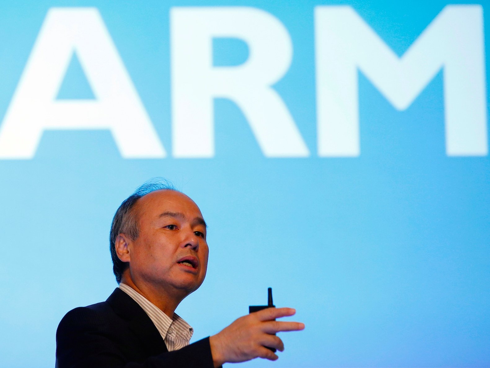 Foto: Softbank-CEO Masayoshi Son. Bron: Reuters/Kim Kyung-Hoon