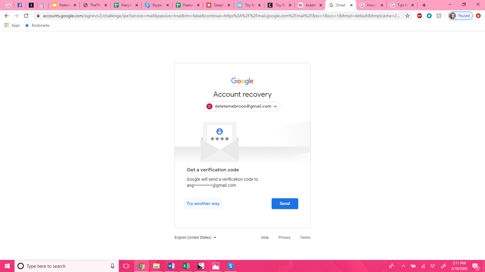 How to Gmail password reset 3