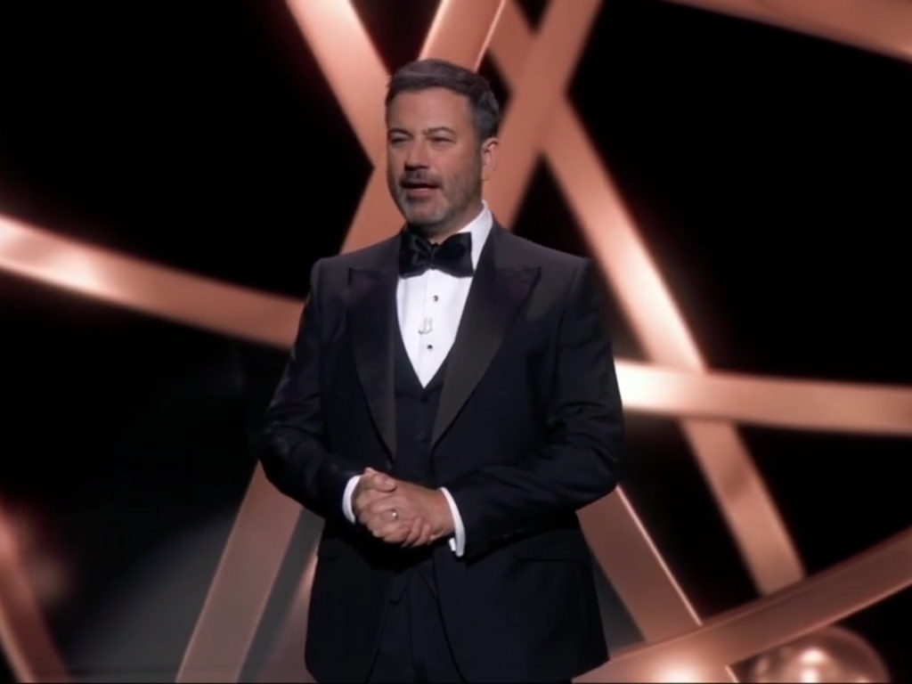 Jimmy Kimmel opened the Emmys by revealing he was doing the show in an