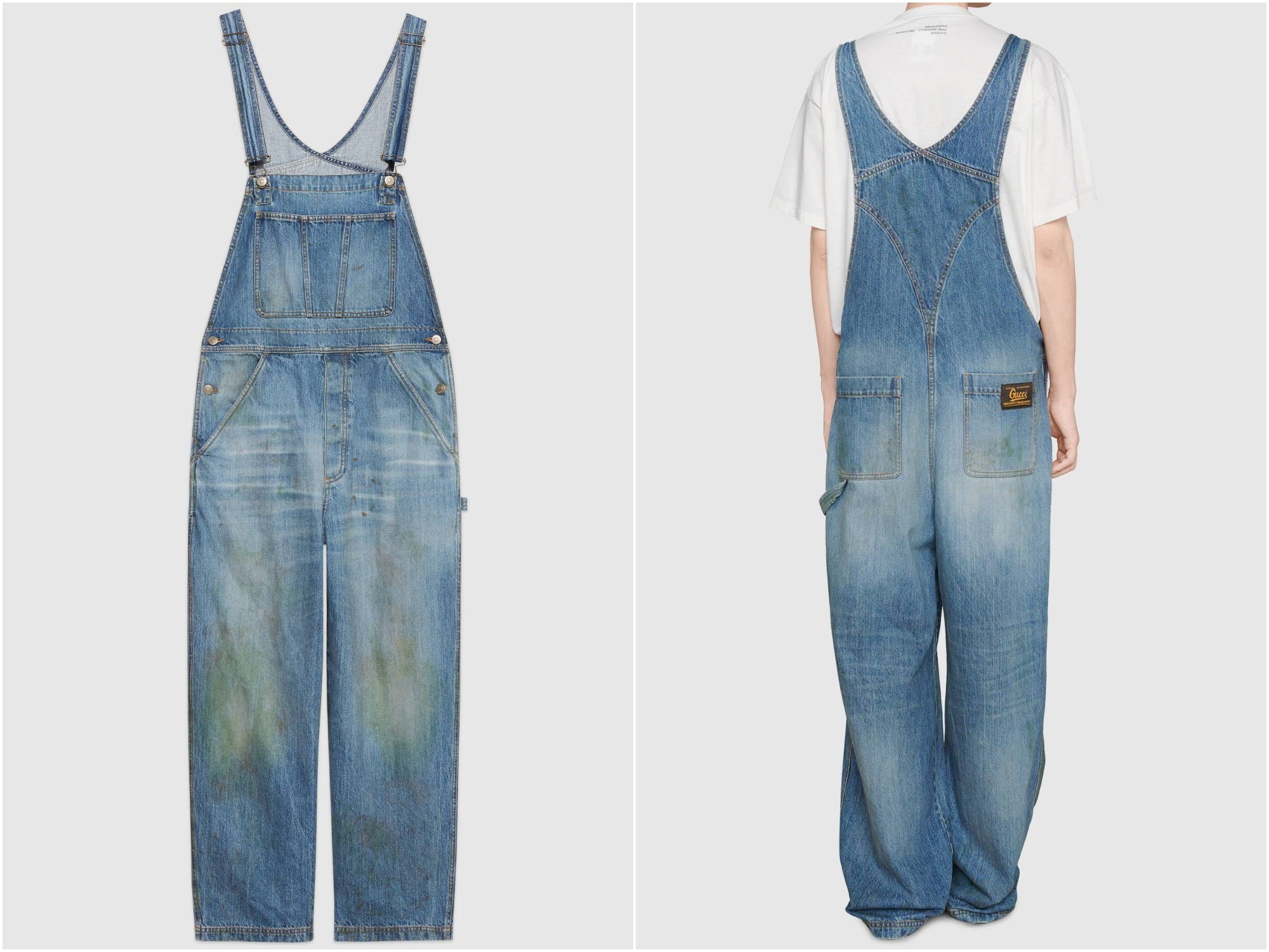 gucci grass dungarees thumb