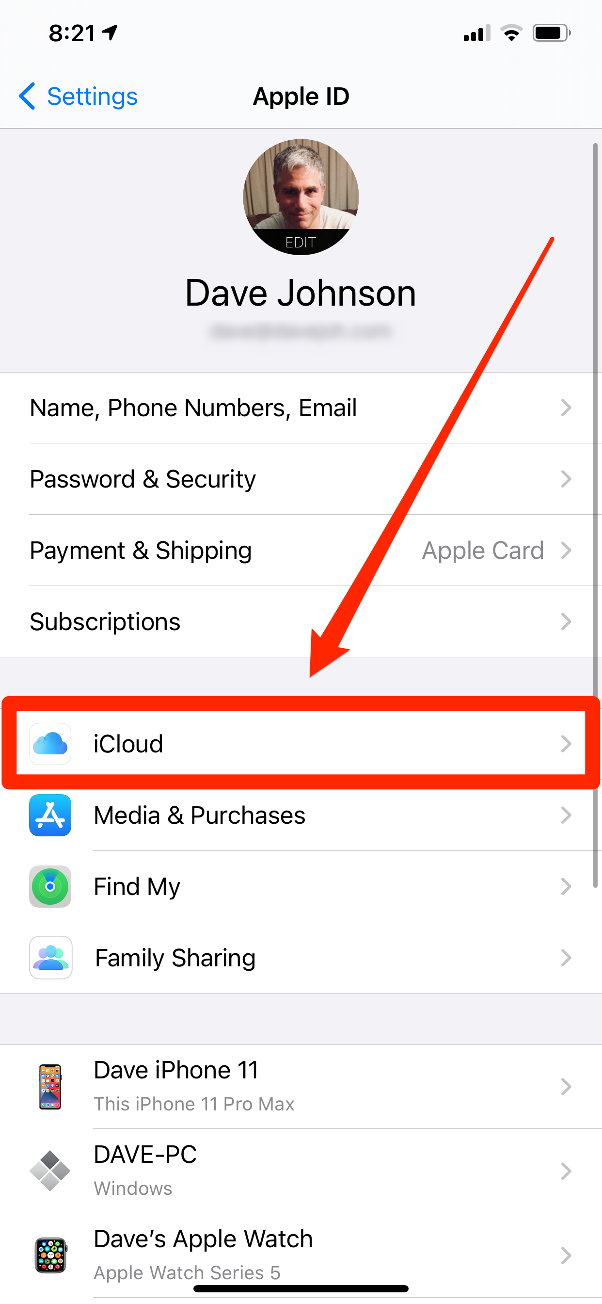 How to share your iCloud storage with friends or family, using an