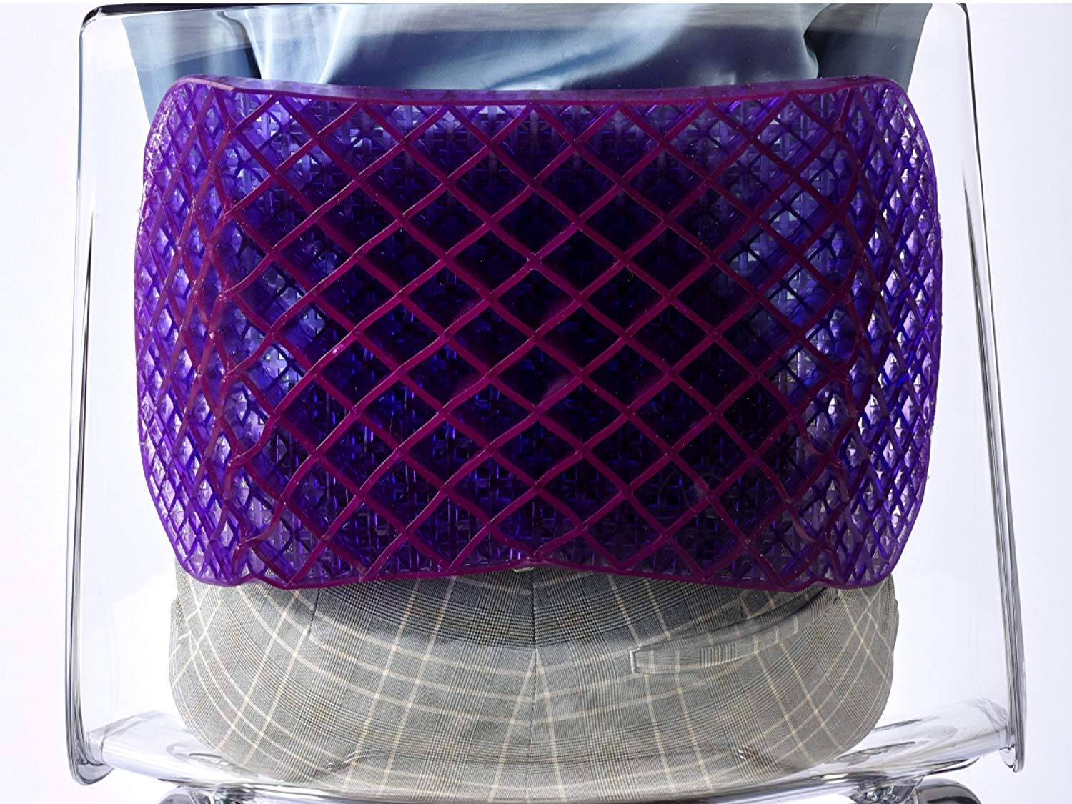 purple chair pad