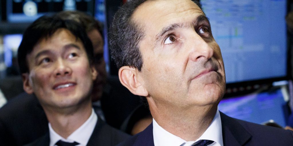 Dexter Goei, president van Altice, en Altice-oprichter Patrick Drahi