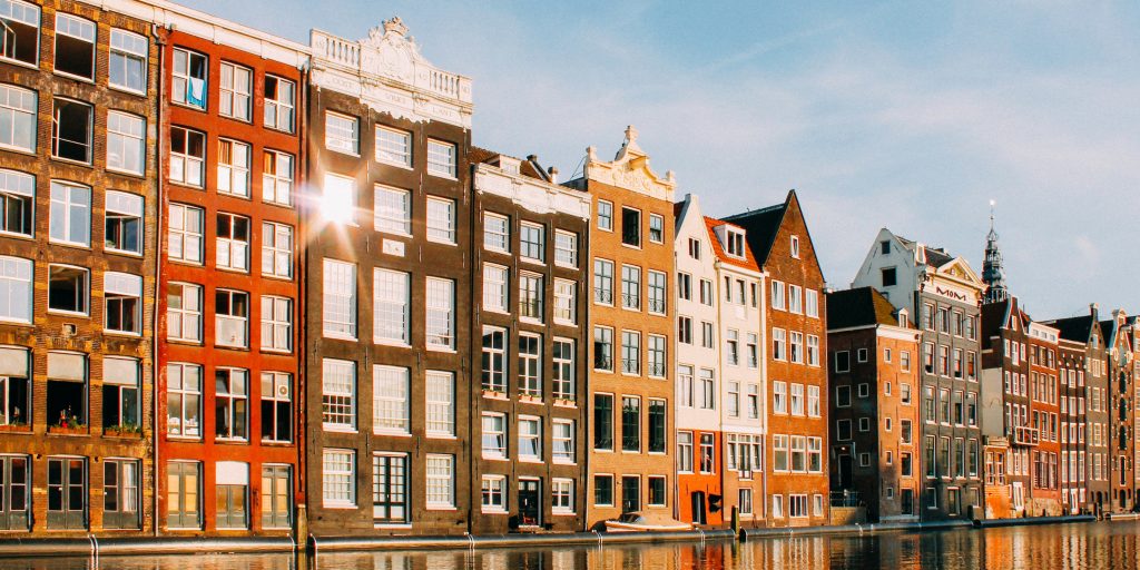 Grachtenpanden in Amsterdam