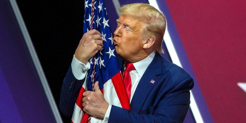 Donald Trump donald trump flag
