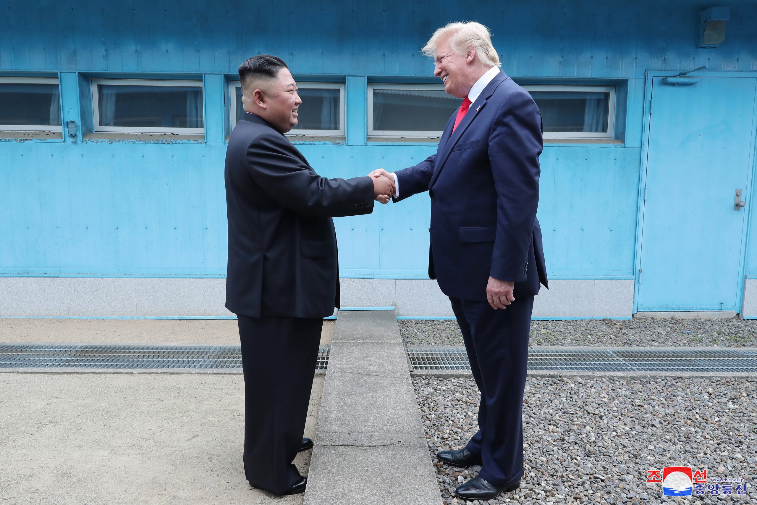 Kim Jong-un en Donald Trump. Foto: EPA/KCNA