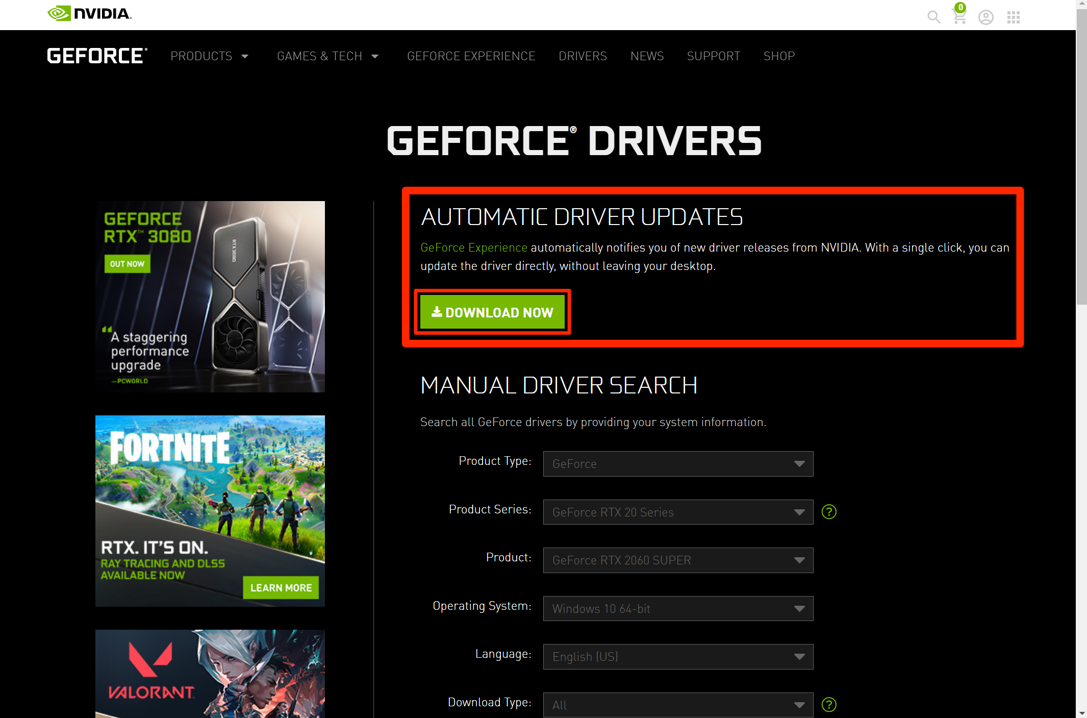 newest geforce now download