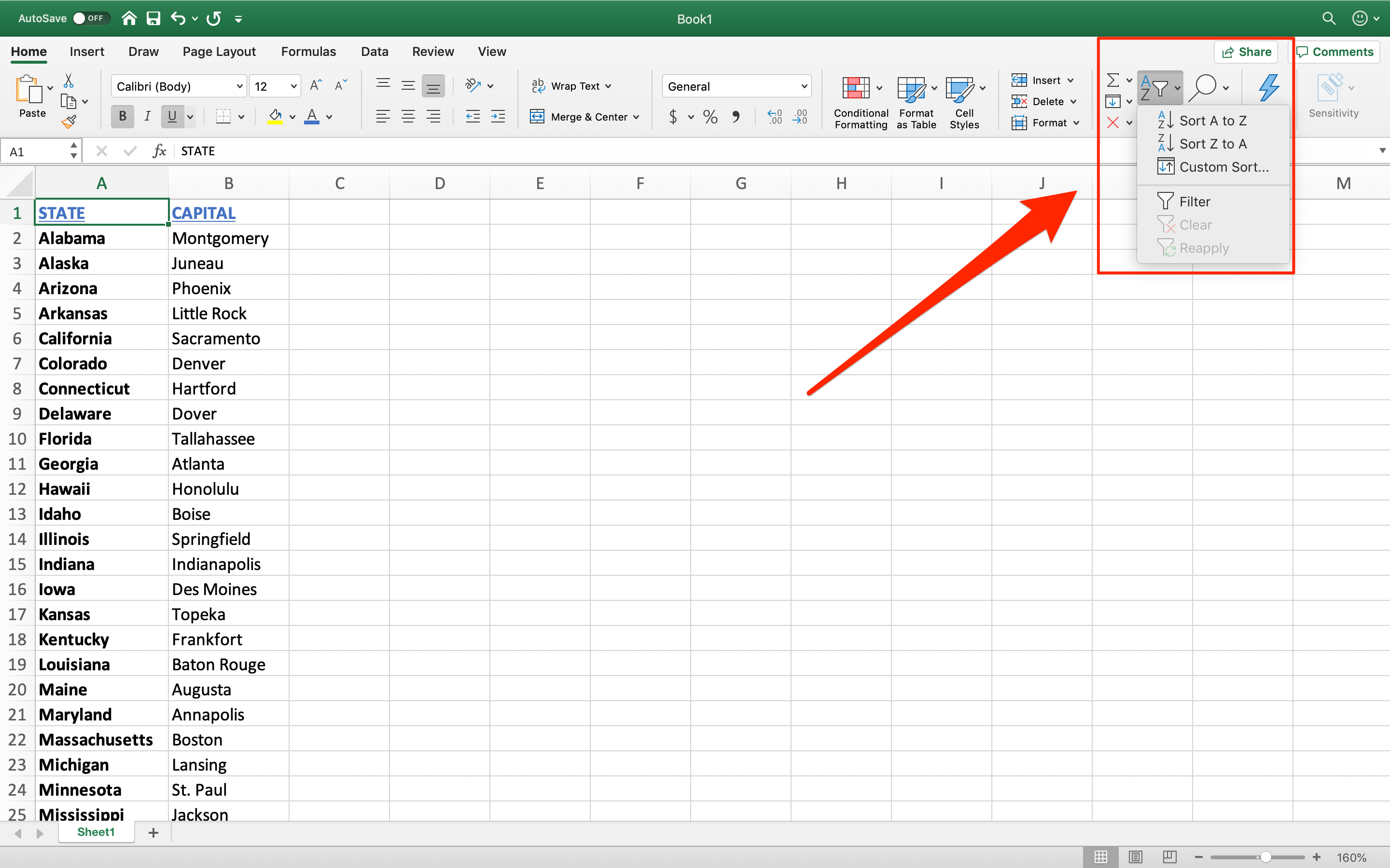 can you use speak cells in excel for mac