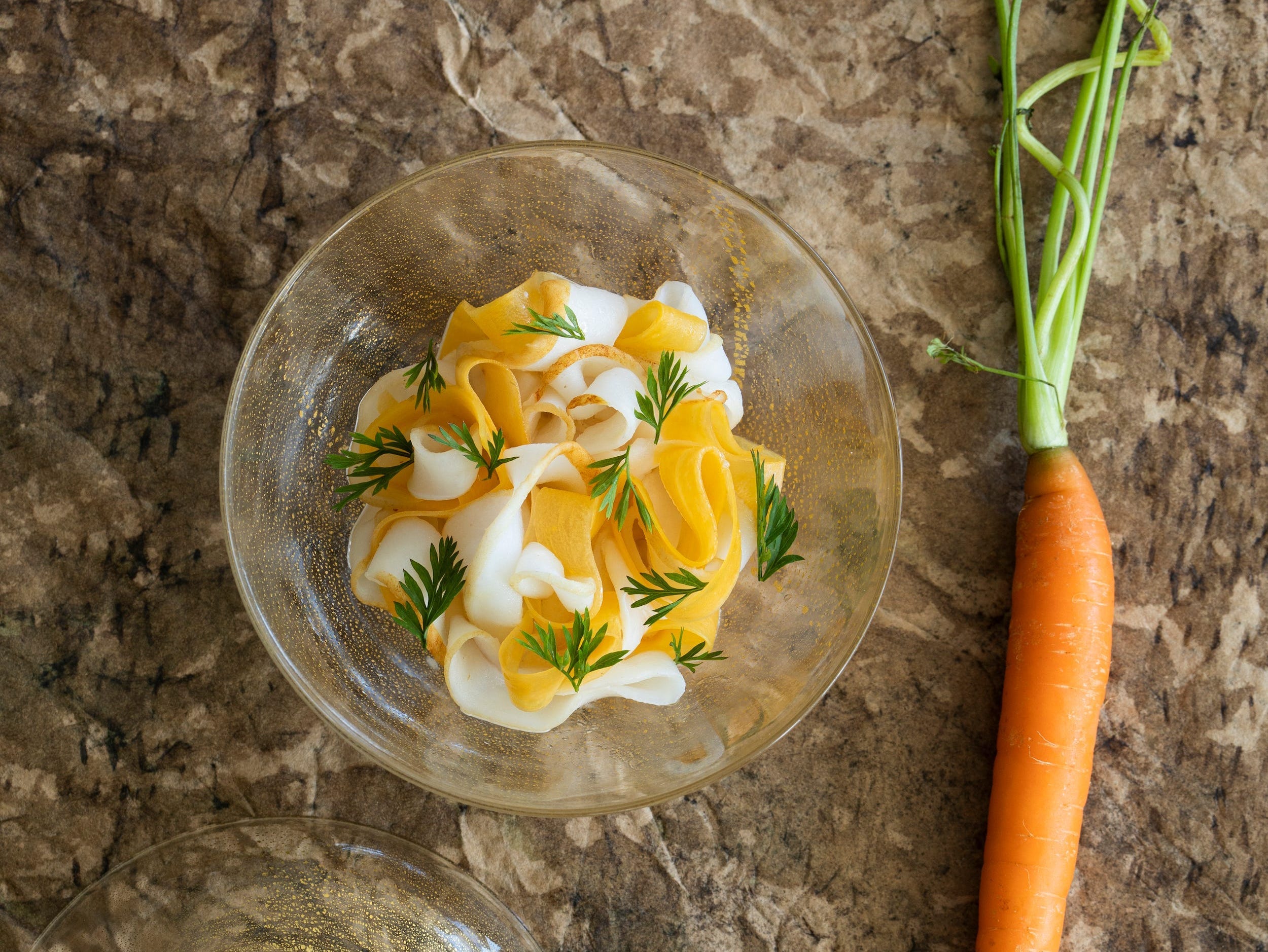 Carrots from Mirazur's garden serve as inspiration for root days (credit Matteo Carassale)