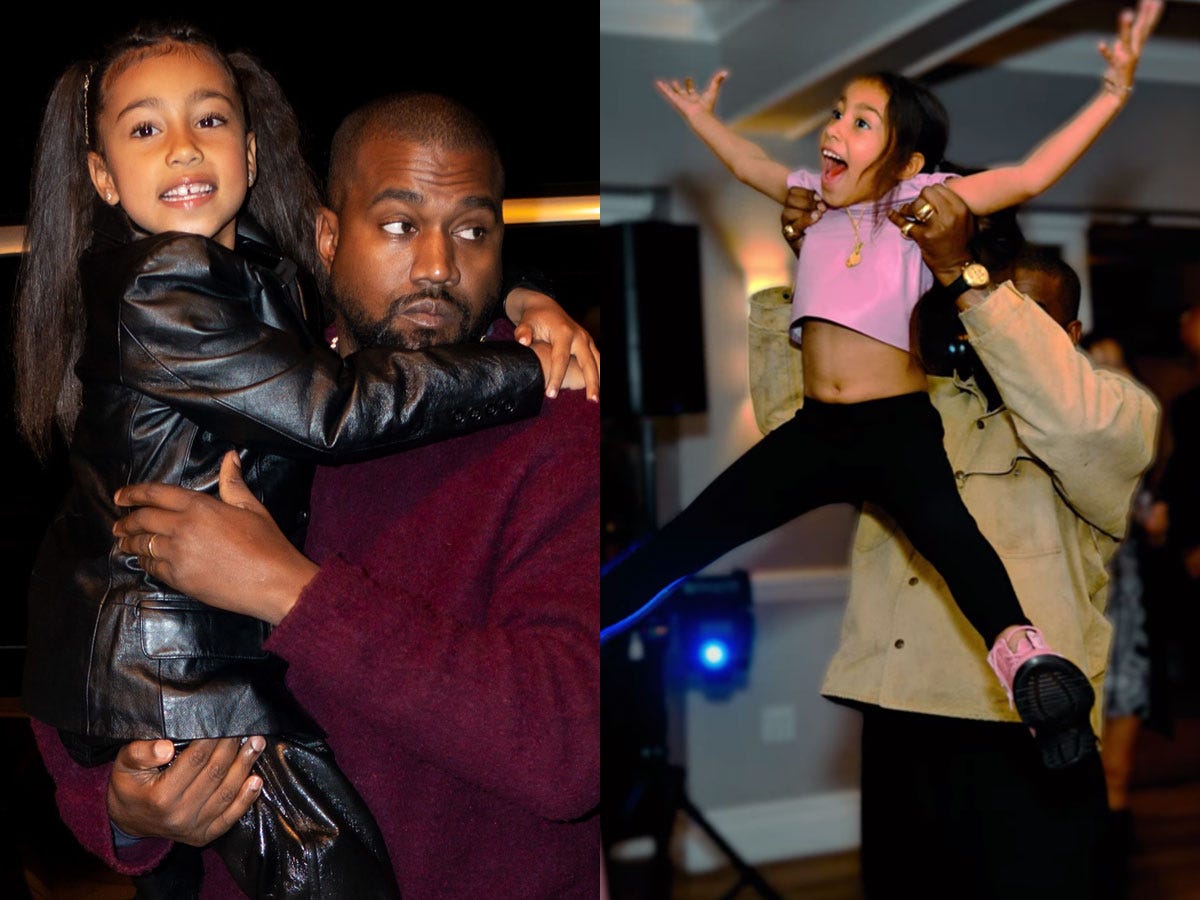 Kim Kardashian Reveals Kanye And North West Are 2 Time Reigning Champions Of A Father Daughter 