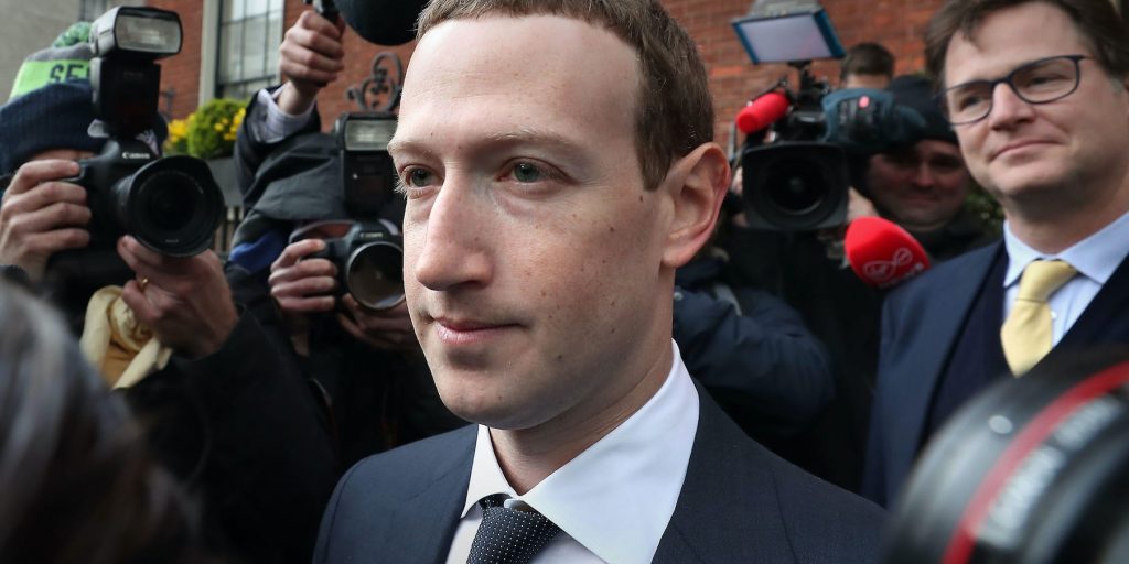 CEO Mark Zuckerberg van Facebook