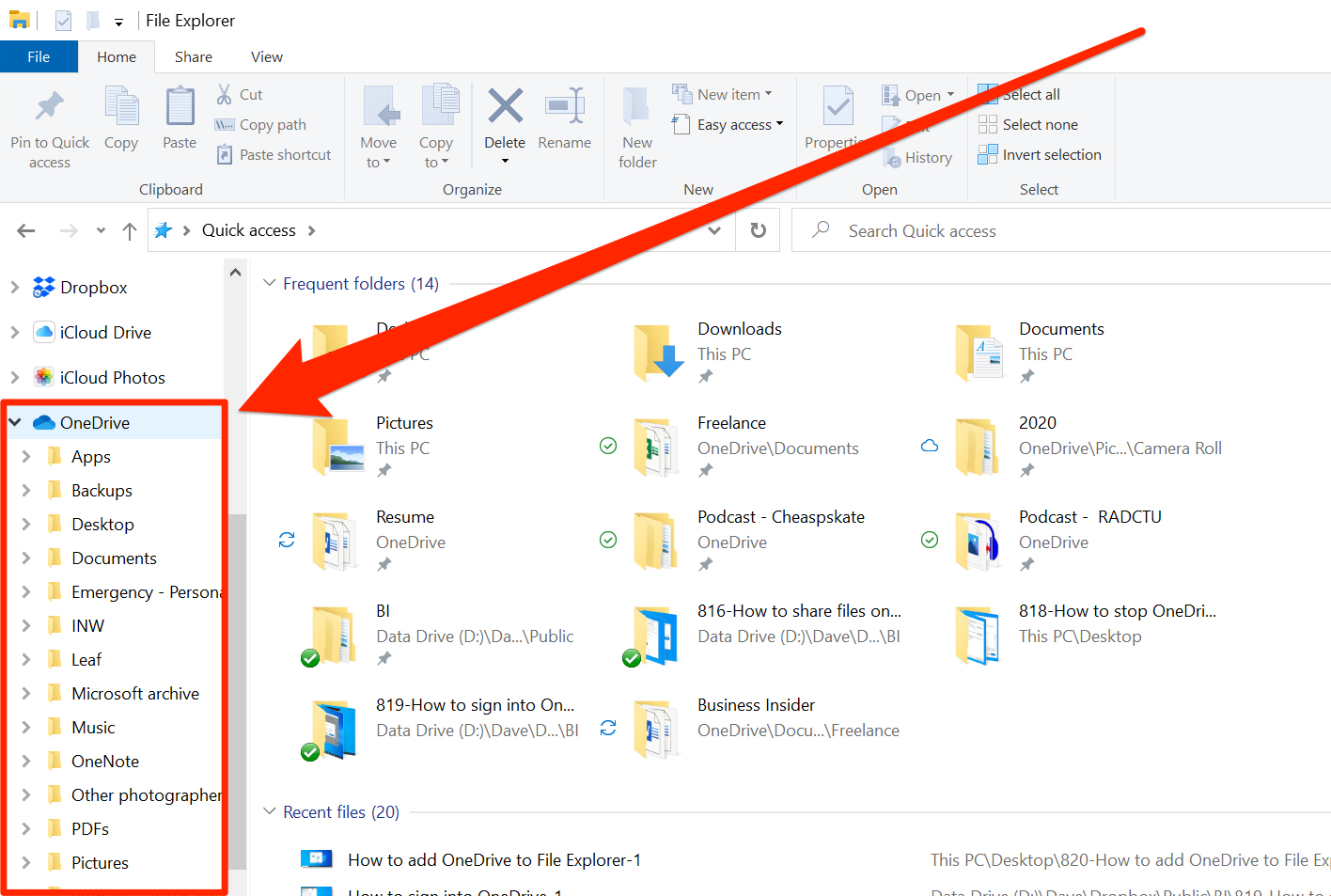 box drive folder appearance windows explorer