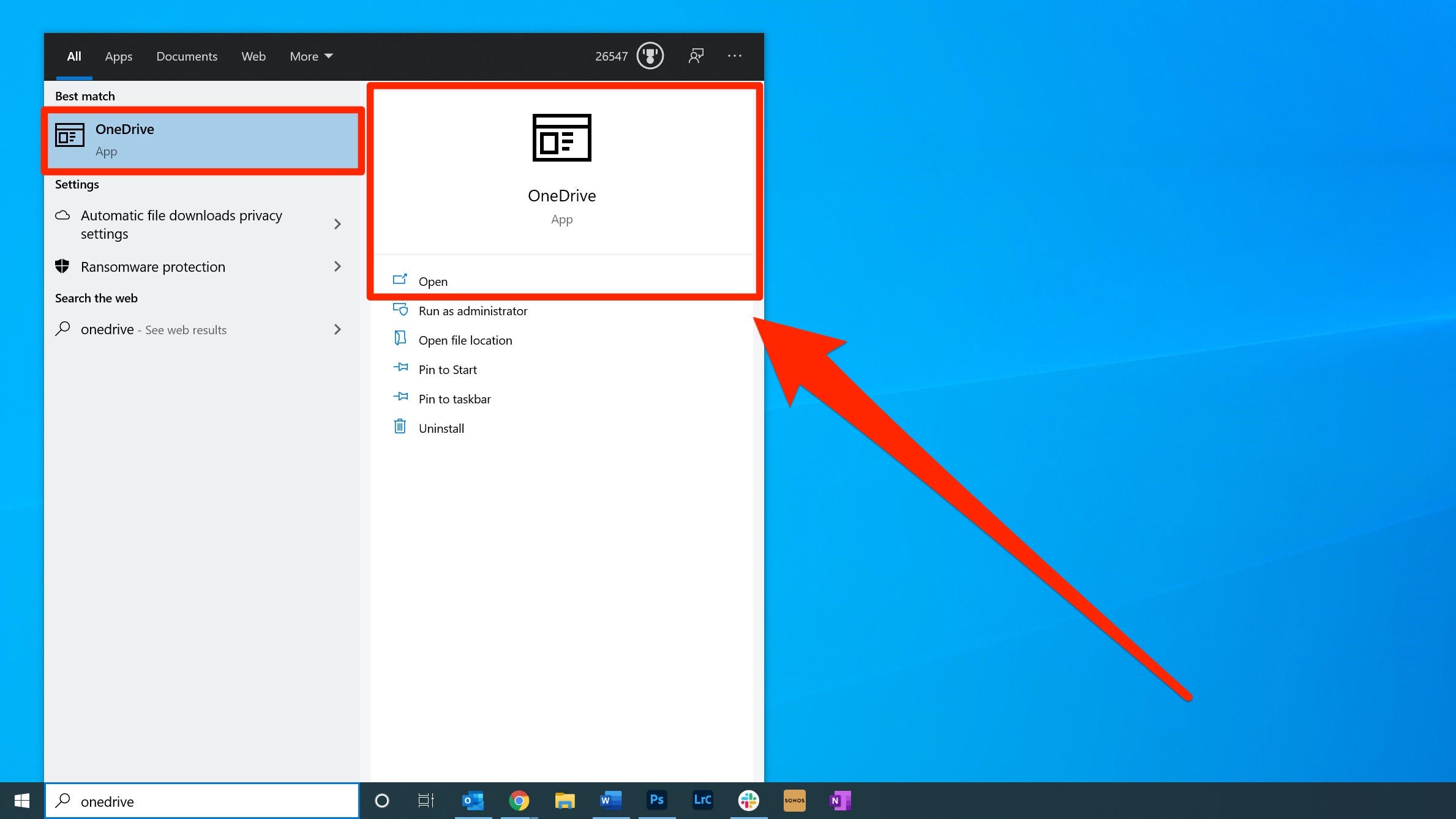 how to sign out of onedrive on windows 10