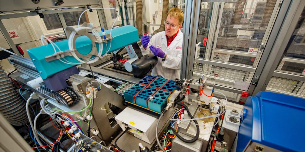 Laboratorium van Eli Lilly.