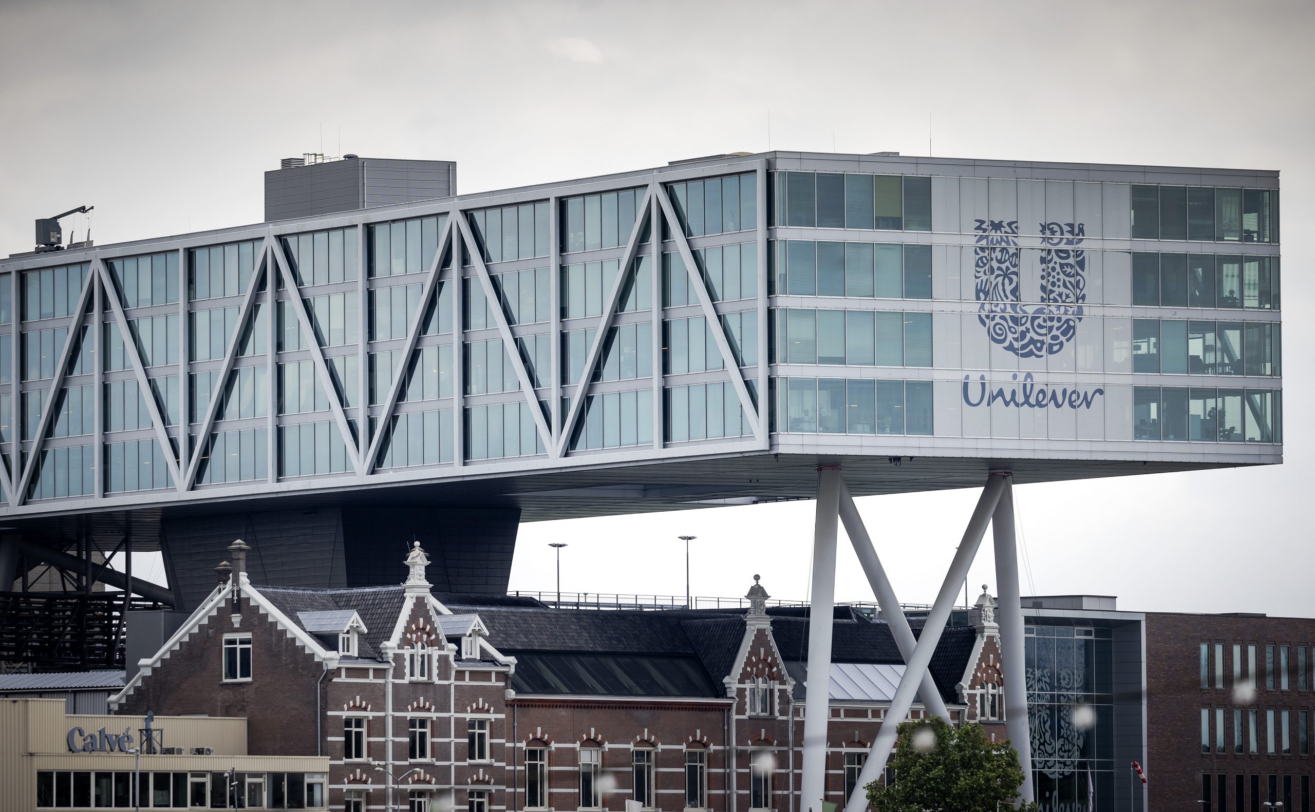 Het huidige hoofdkantoor van Unilever in Rotterdam.