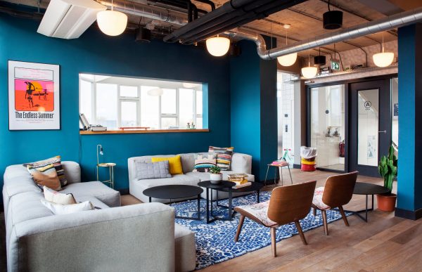 WeWork-vestiging in Amsterdam aan de Weesperstraat WeWork-vestiging in Amsterdam aan de Weesperstraat