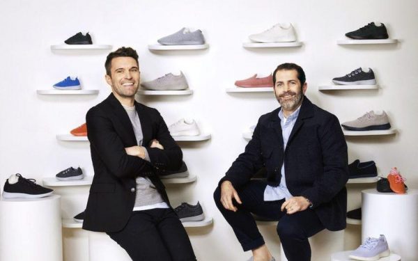 Tim Brown (links) en Joey Zwillinger, de oprichters van Allbirds. Foto: Allbirds Tim Brown (links) en Joey Zwillinger, de oprichters van Allbirds. Foto: Allbirds