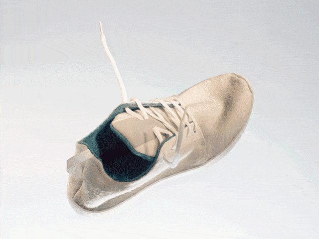 Het eerste prototype van Allbirds. Foto: Kickstarter/Allbirds Het eerste prototype van Allbirds. Foto: Kickstarter/Allbirds