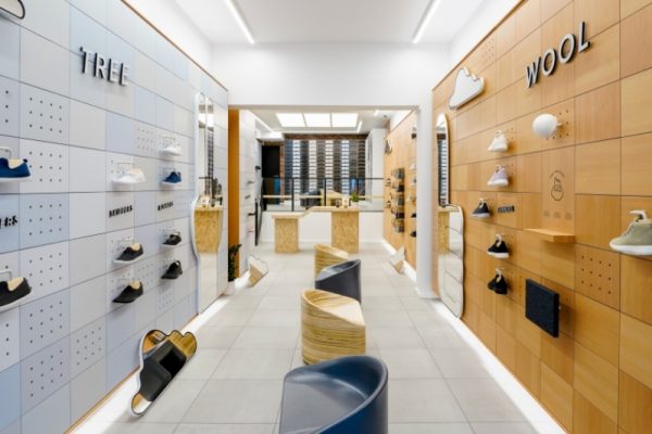 De winkel van Allbirds in Amsterdam. Foto: Allbirds De winkel van Allbirds in Amsterdam. Foto: Allbirds