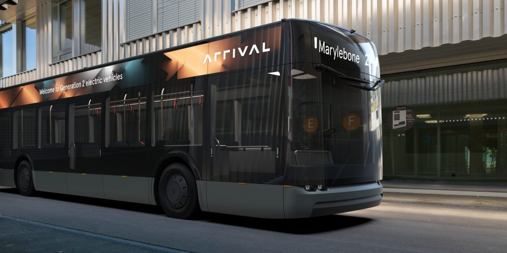 De elektrische bus van Arrival