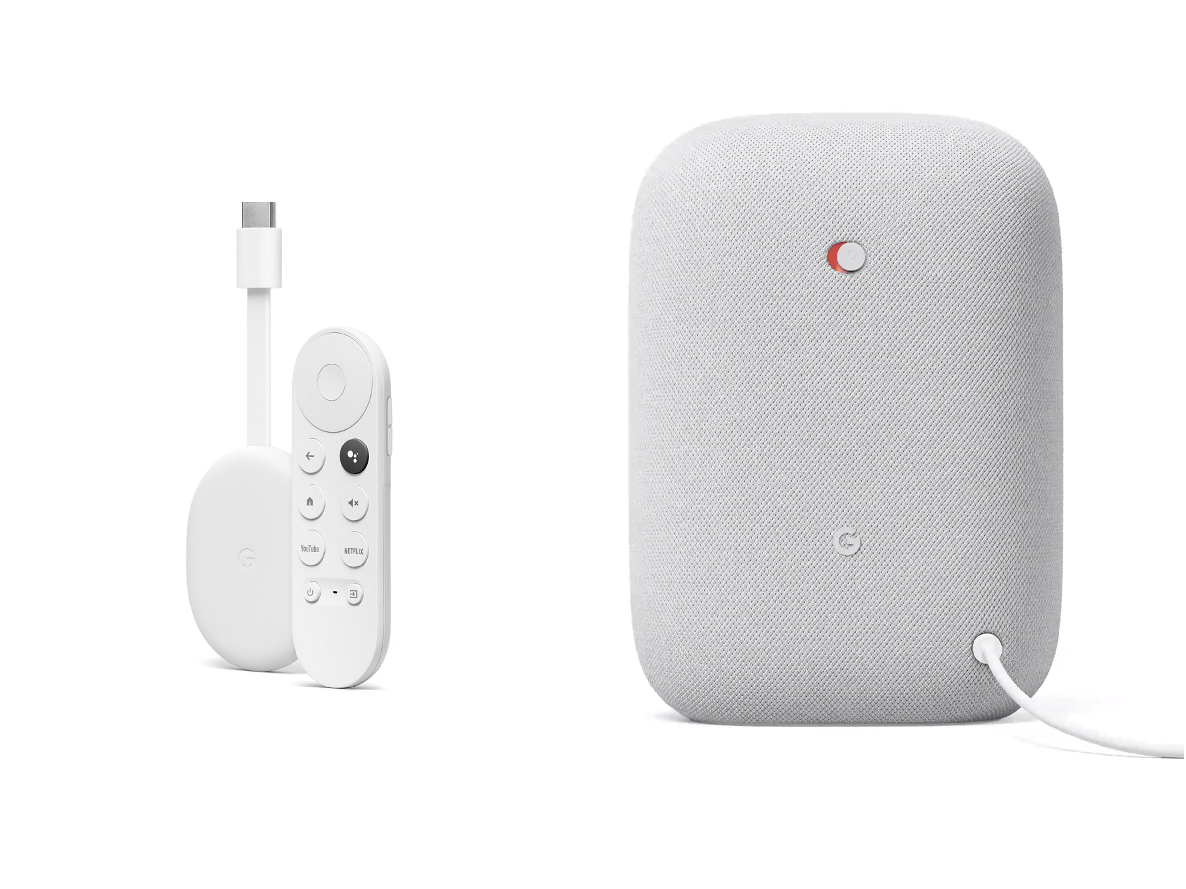 Chromecast met Google TV en de nieuwe Nest Audio.