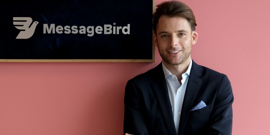 CEO Robert Vis van MessageBird.