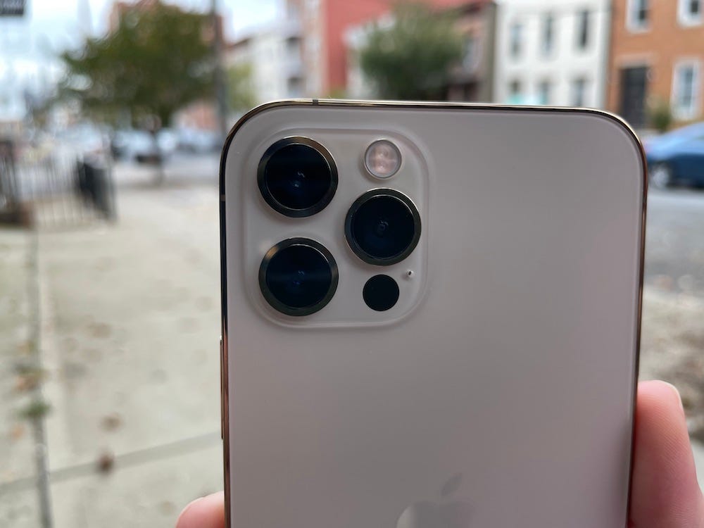 iPhone 12 Pro camera lenses