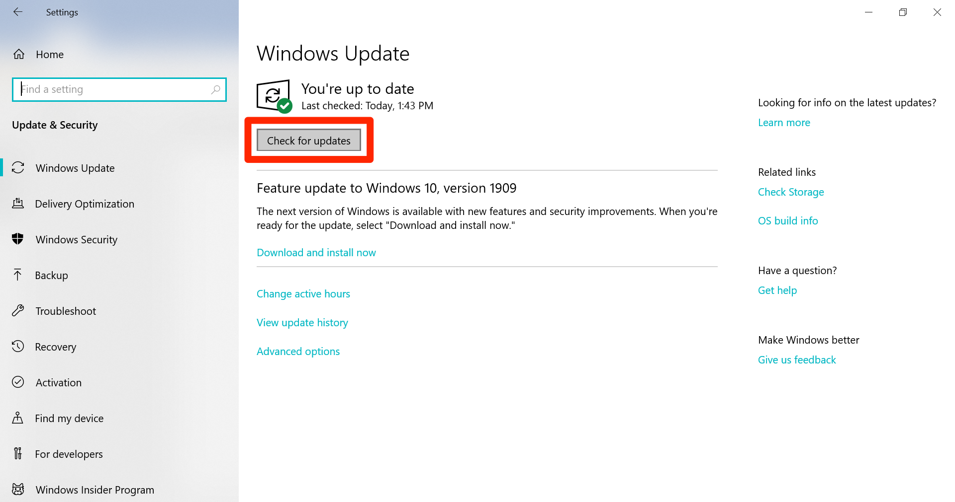 Windows "check for updates". Check for updates. Win+l. Update me перевод