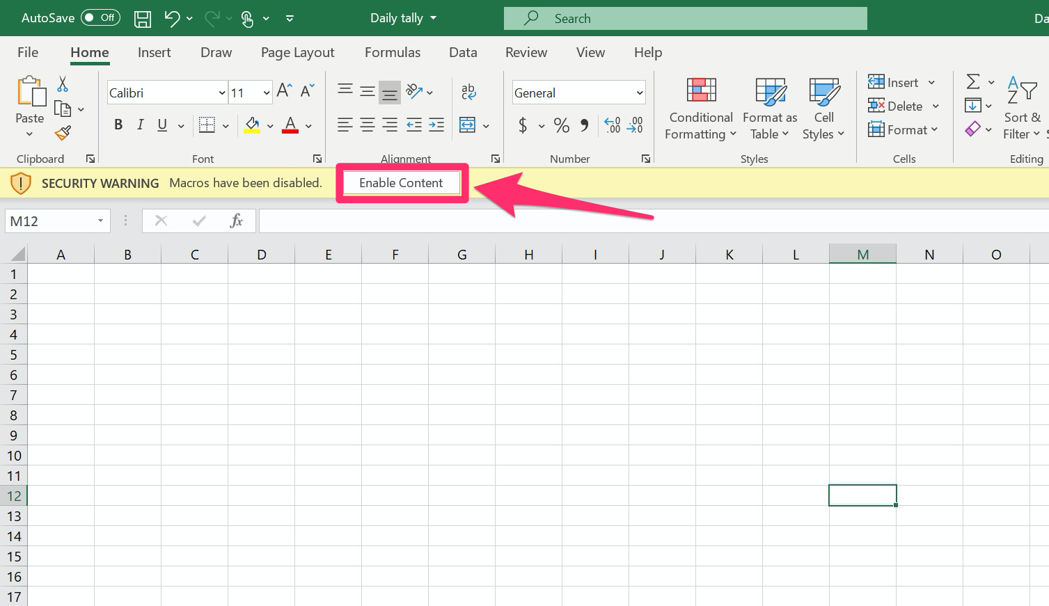 How to enable macros in Excel and automate your work on a spreadsheet