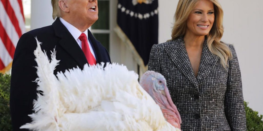 Donald Trump en zijn vrouw Melania