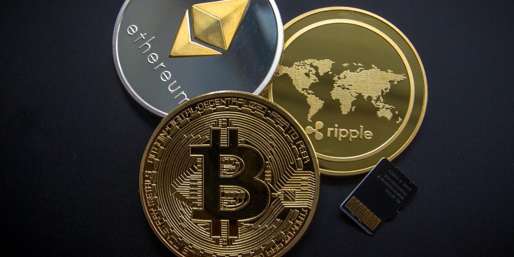 Bitcoin, ripple en ethereum