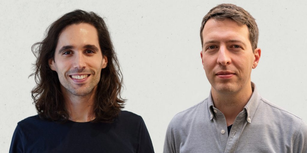 Marcelo Lebre (L) en Job van der Voort, de oprichters van Remote.