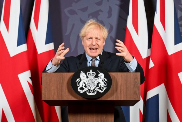 Boris Johnson kondigt de Brexitdeal aan Boris Johnson kondigt de Brexitdeal aan