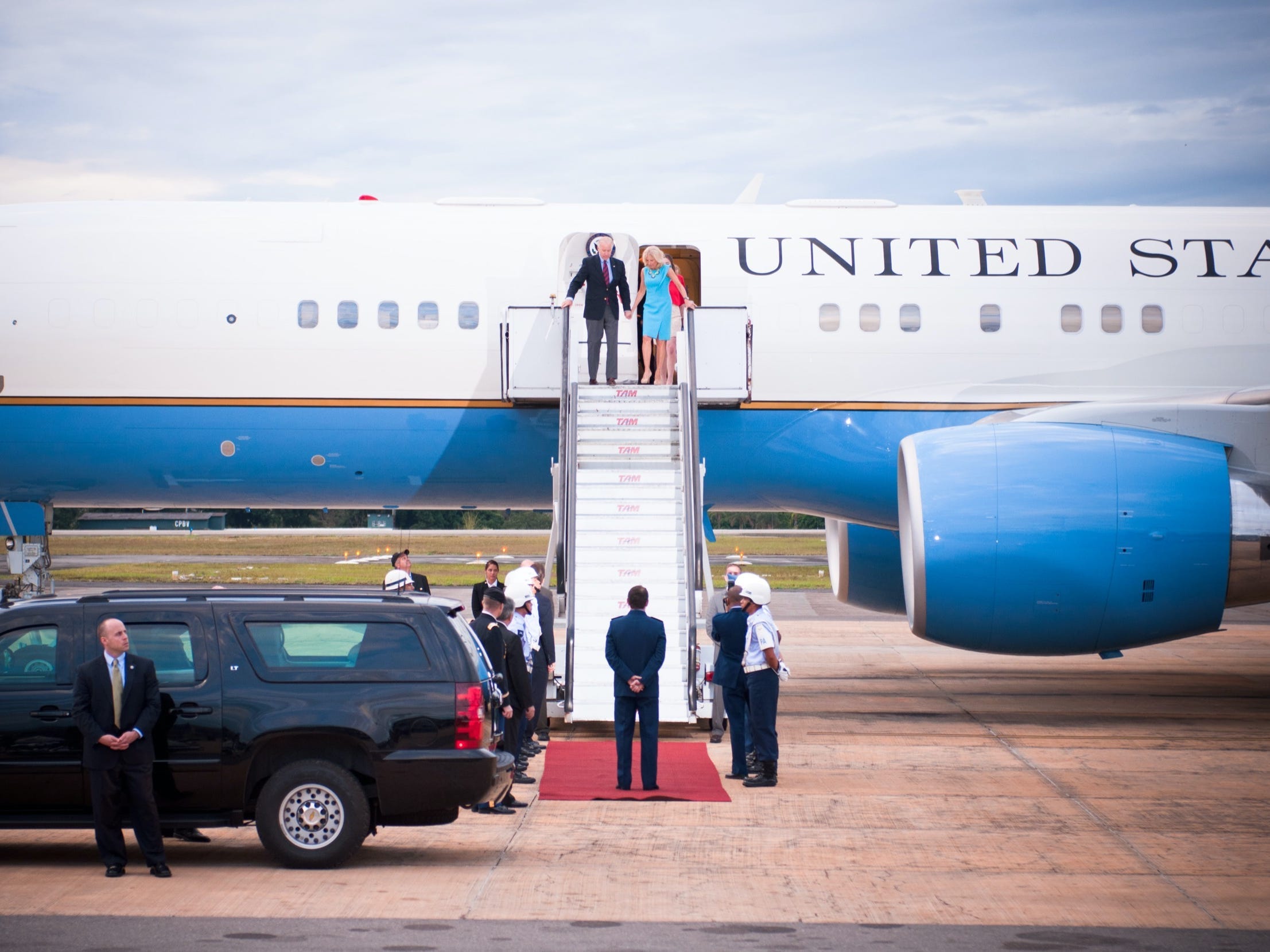 Voormalig vicepresident Joe Biden en zijn vrouw Jill Biden. Foto: Getty Images.