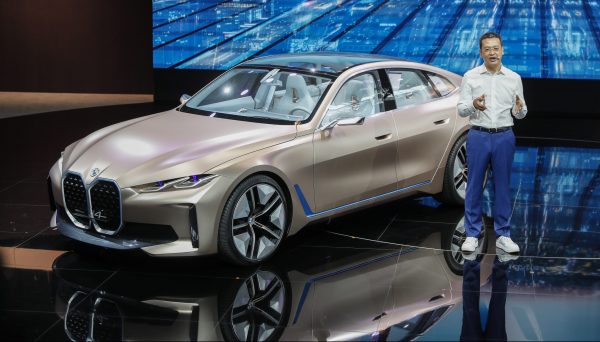 De BMW i4. Foto: EPA/Wu Hong De BMW i4. Foto: EPA/Wu Hong
