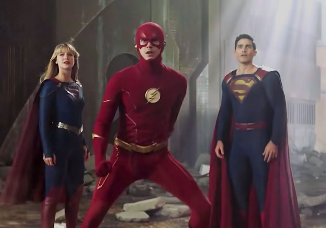 arrowverse crisis on infinite earths trailer supergirl the flash superman