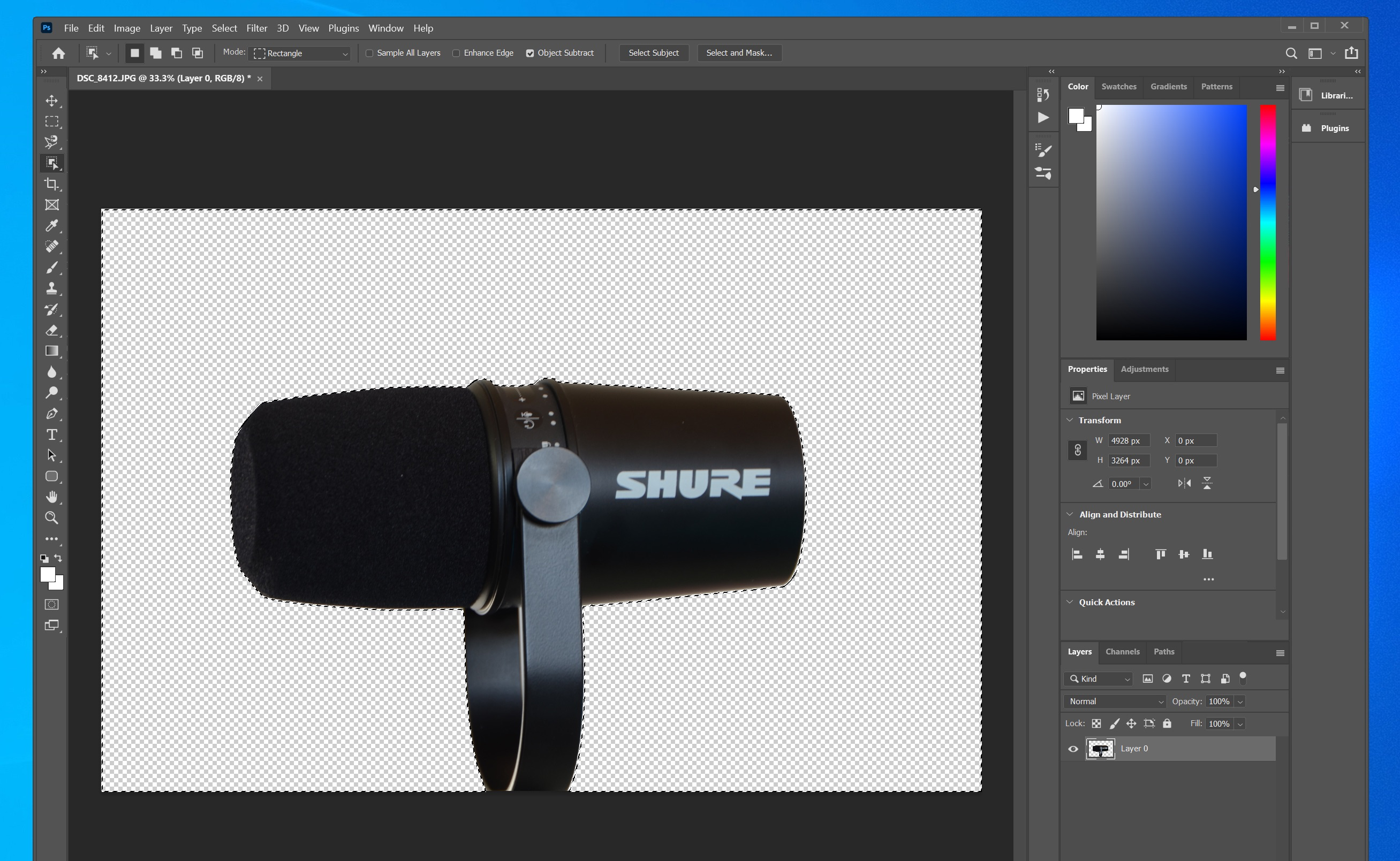 How_to_make_a_background_transparent_in_Photoshop 8