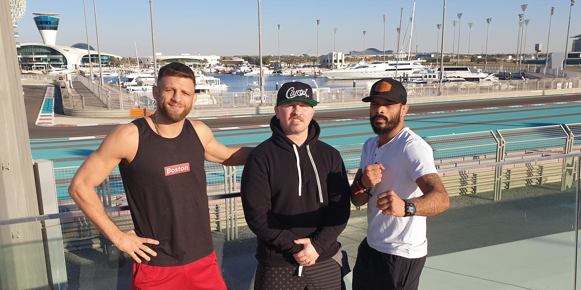Max Holloway, Tyson chartier, and Rob Font
