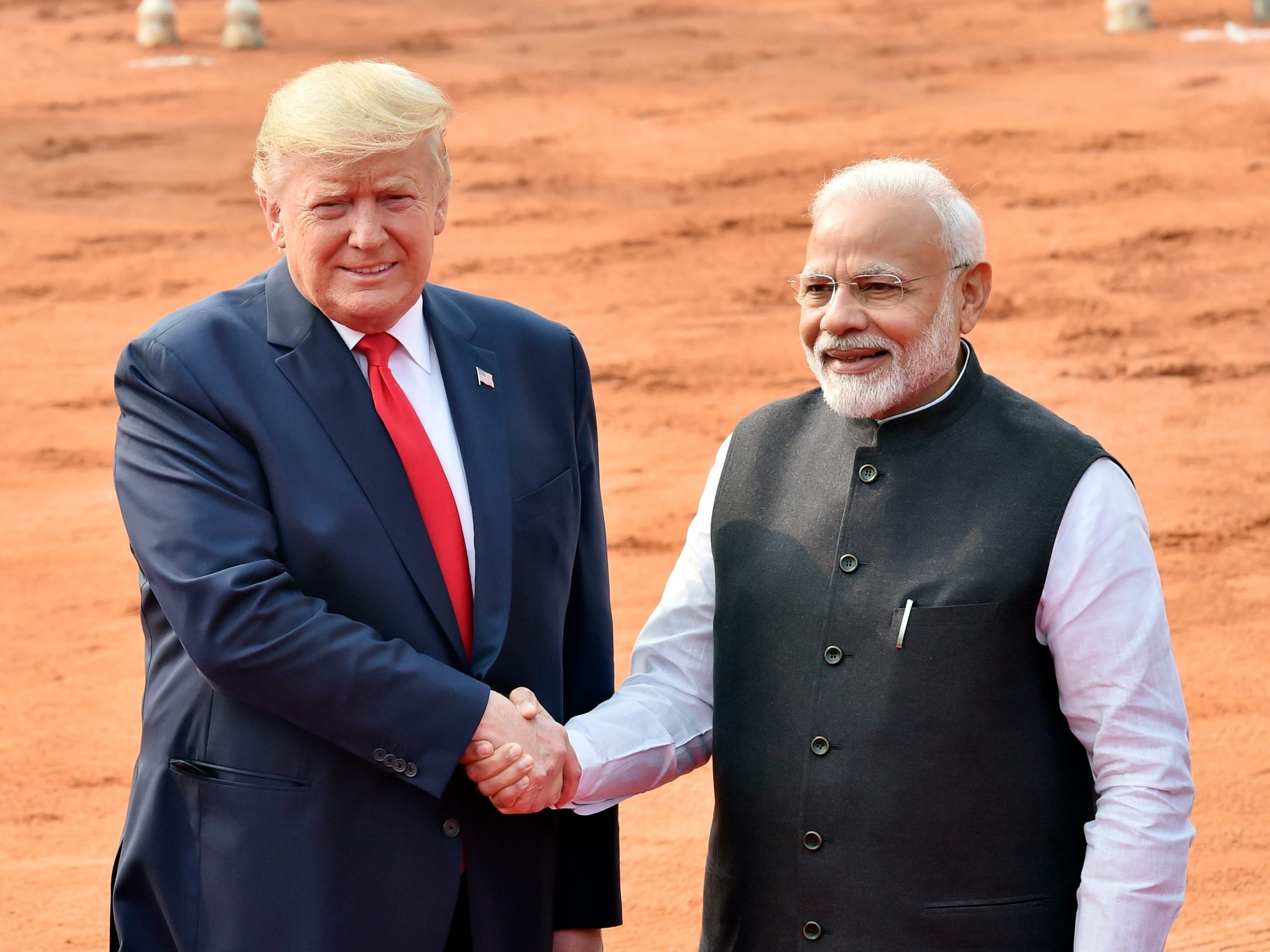 Trumps with Modi
