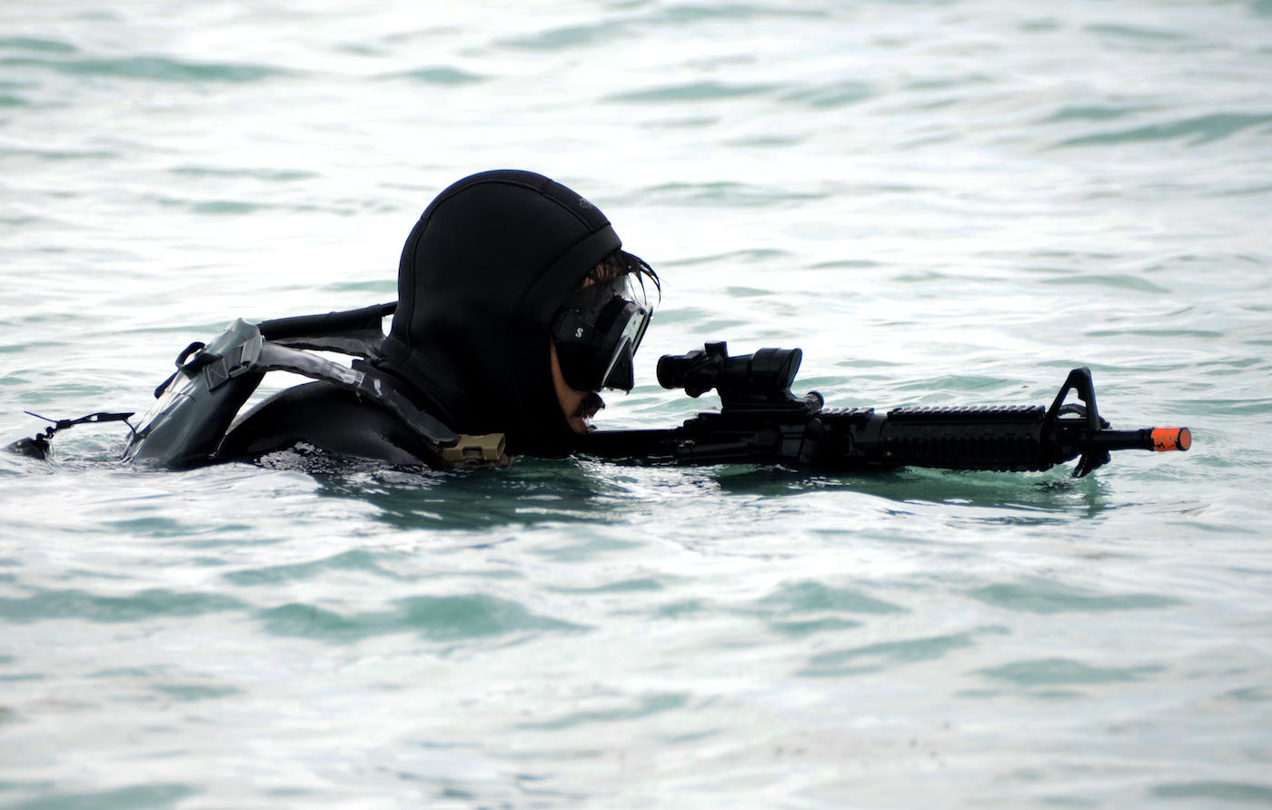 Navy SEAL diver