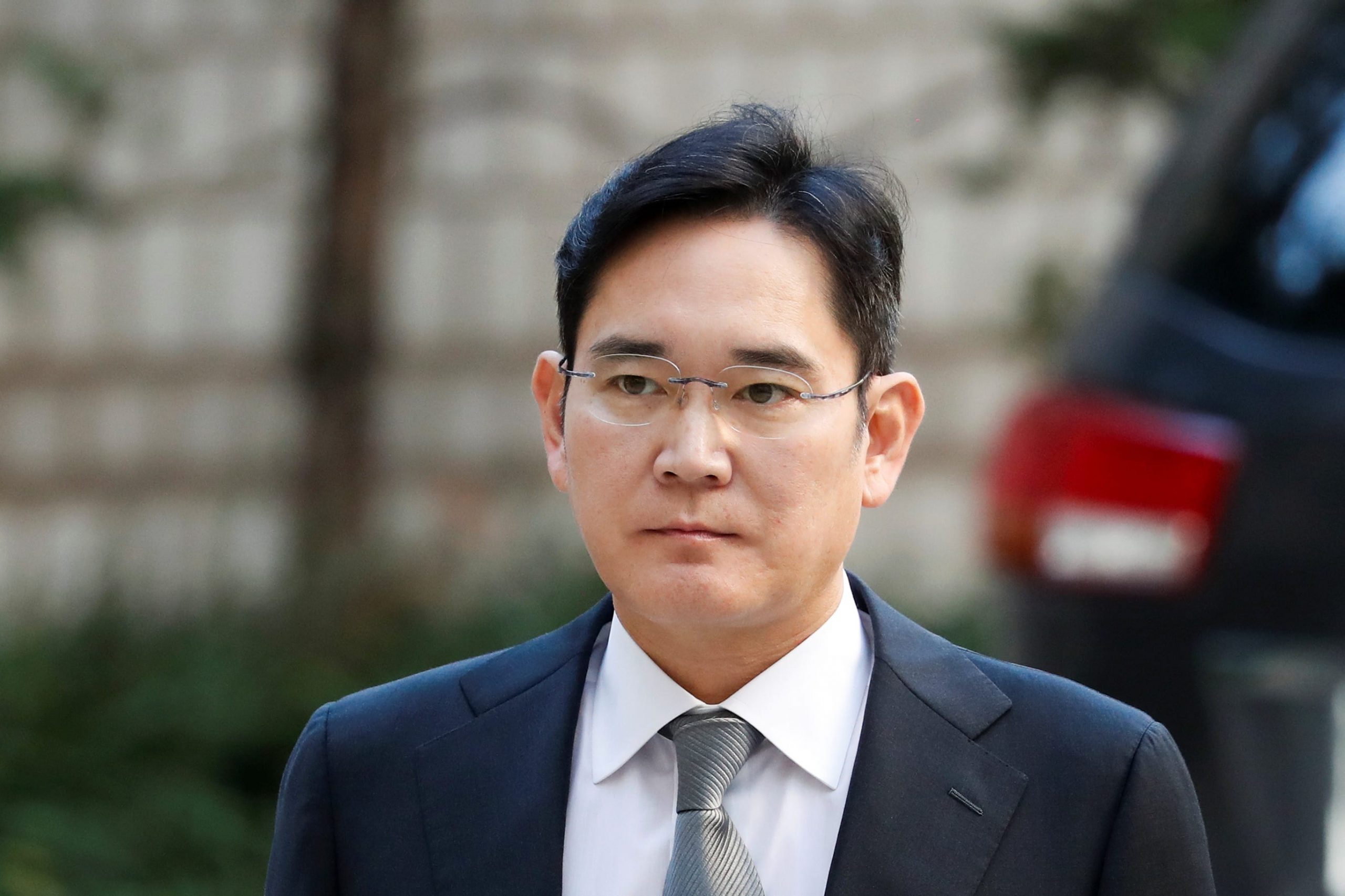 FILE PHOTO: Samsung Electronics Vice Chairman, Jay Y. Lee, arrives at Seoul high court in Seoul, South Korea, October 25, 2019.    REUTERS/Kim Hong-Ji