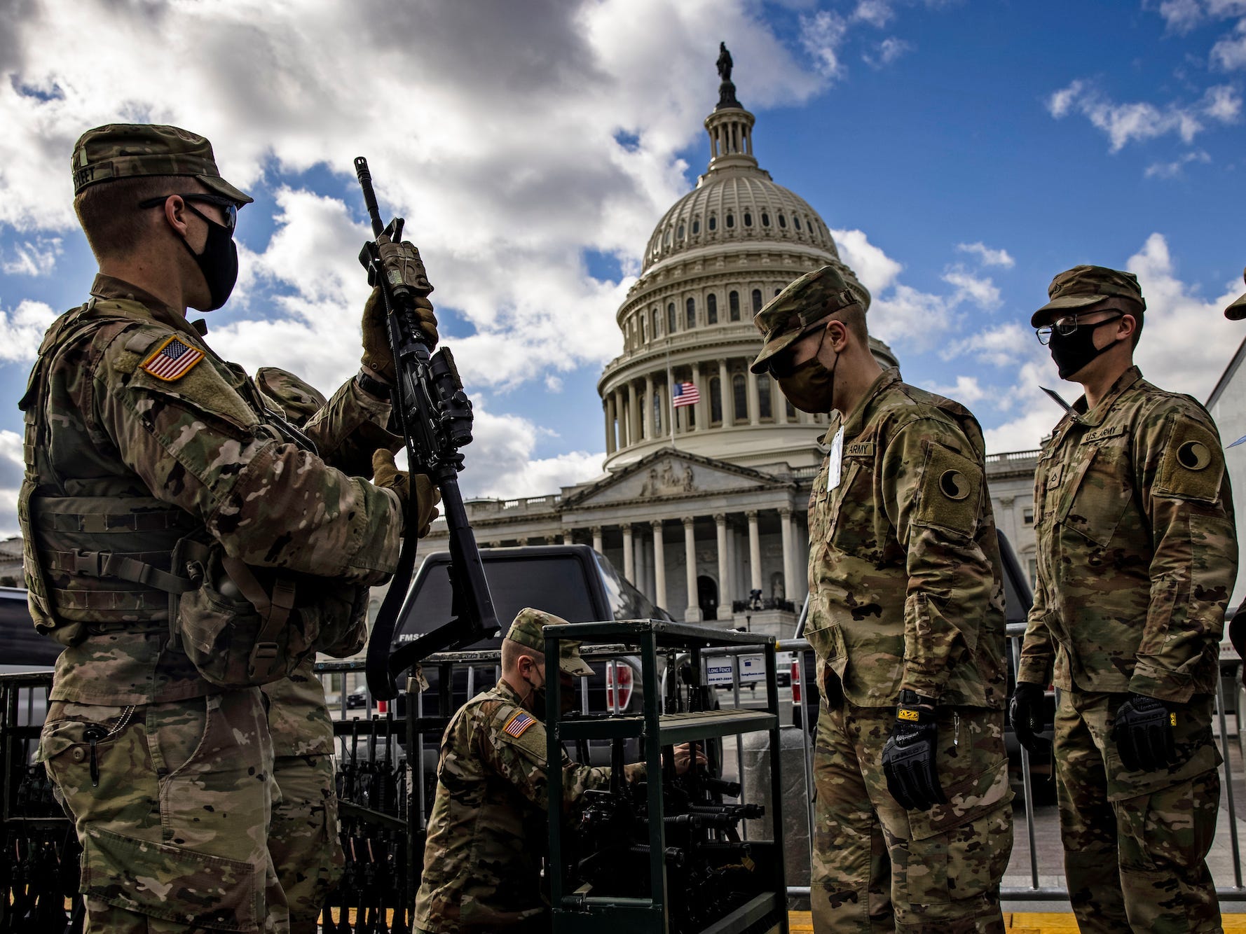 National Guard inauguration