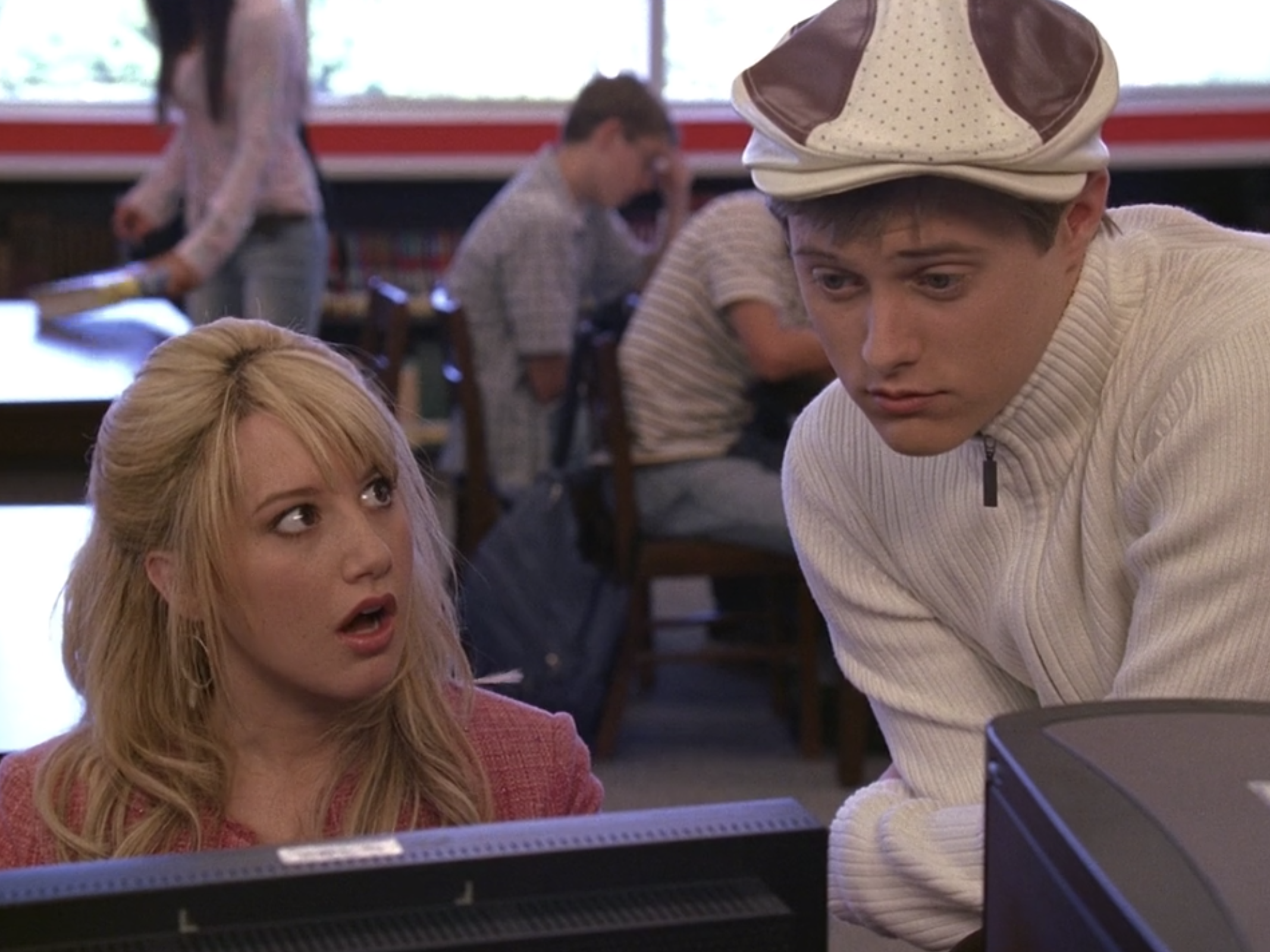 Lucas Grabeel as Ryan Evans and Ashley Tisdale as Sharpay Evans in "High School Musical." 3 Credit Disney Channel