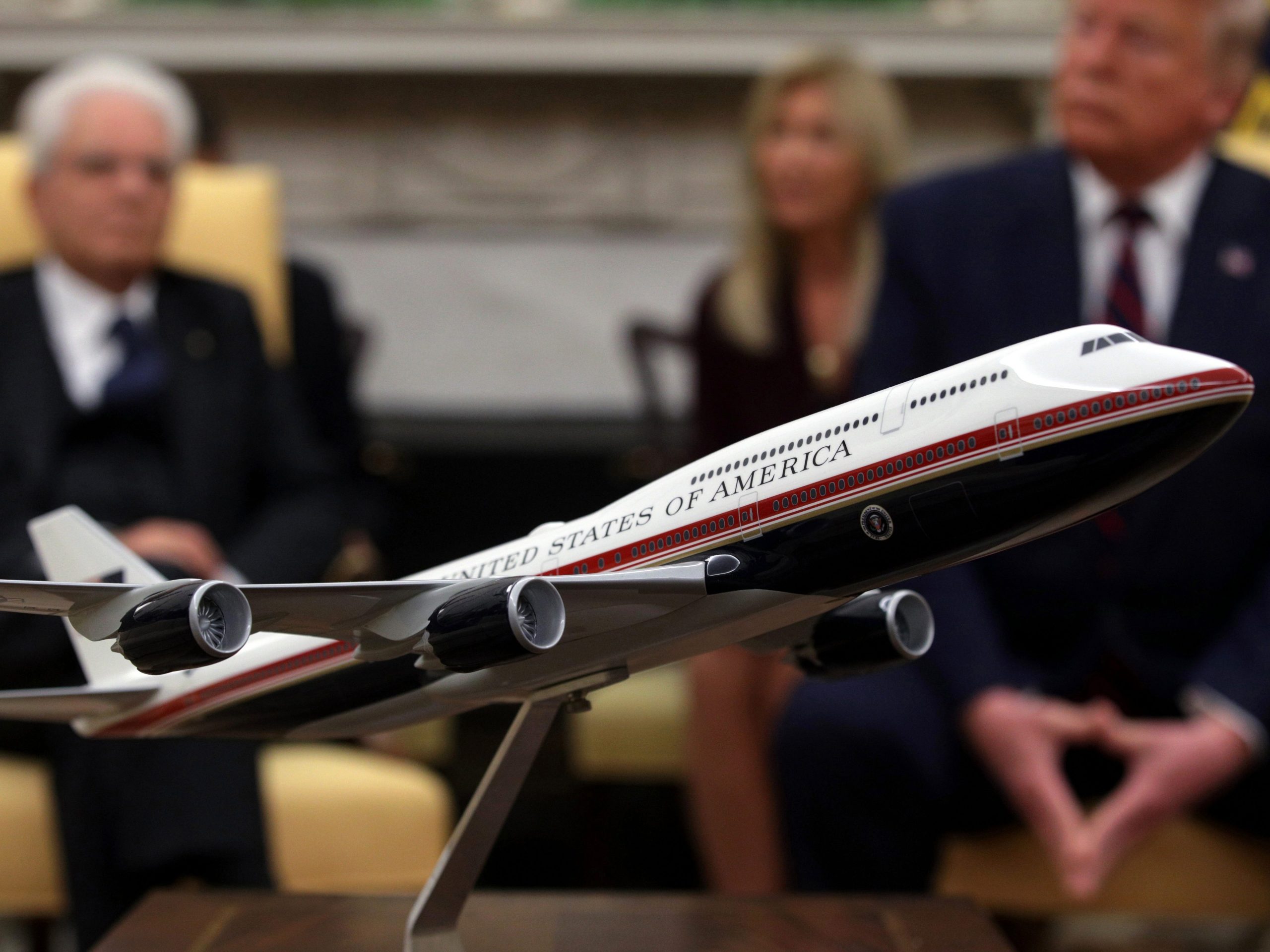 New Air Force One Model at the White House