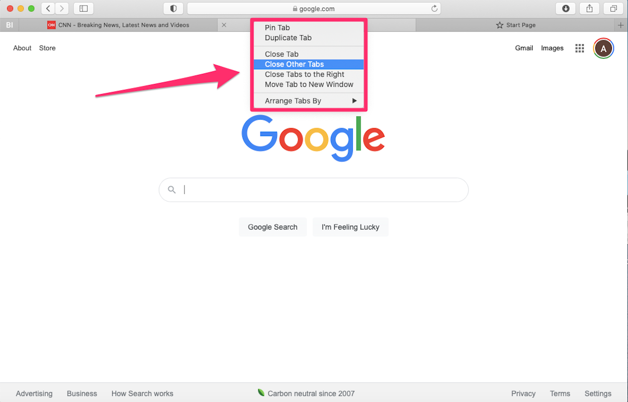 How_to_organize_tabs_in_Safari 2