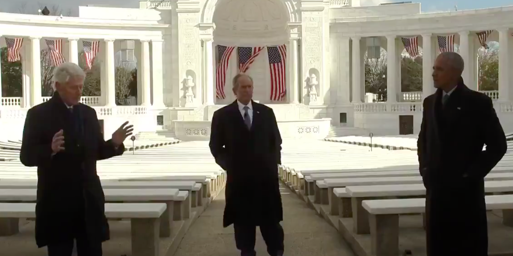 Obama Clinton Bush Biden Inauguration