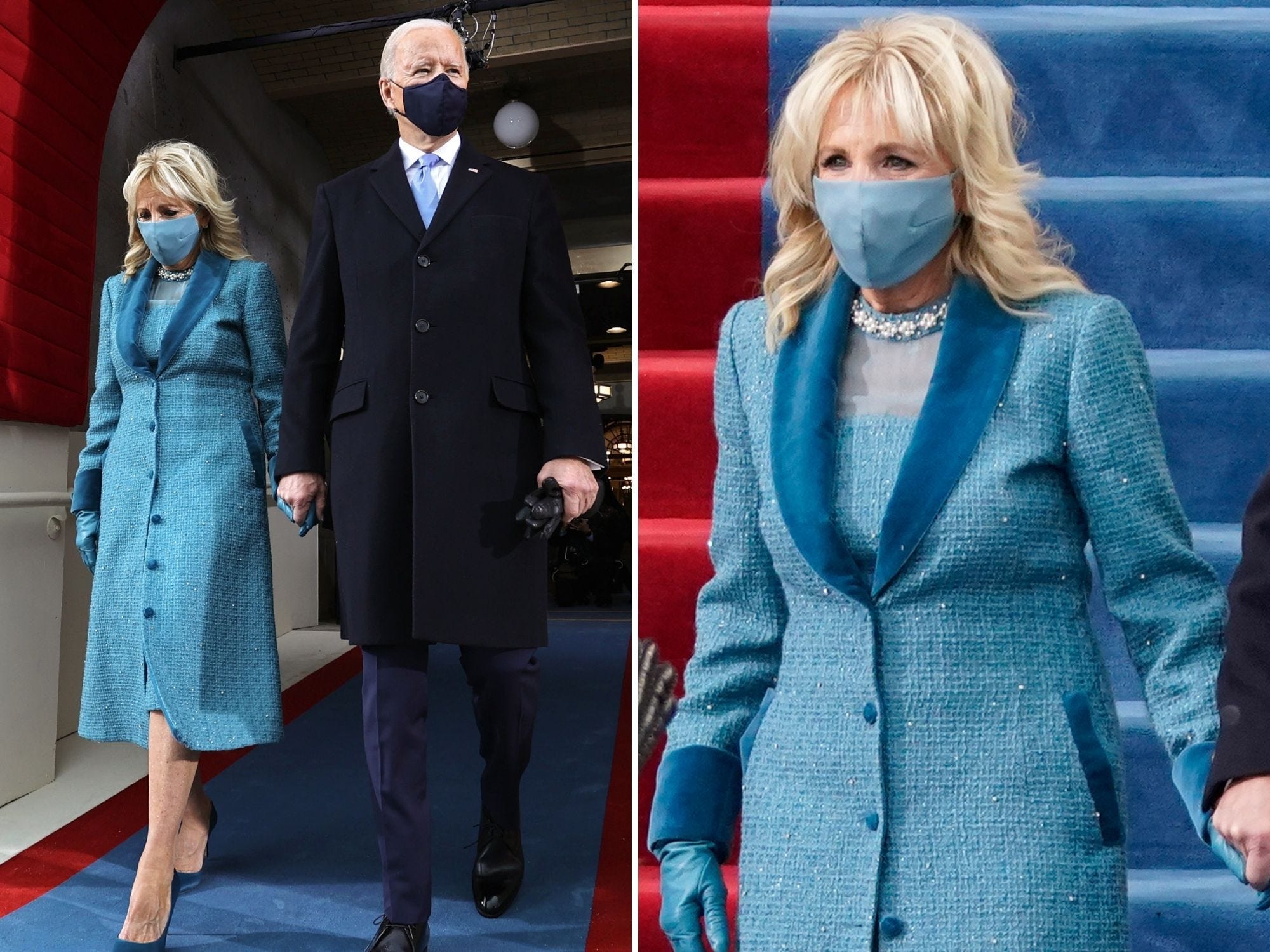 jill biden flotus inauguration outfit