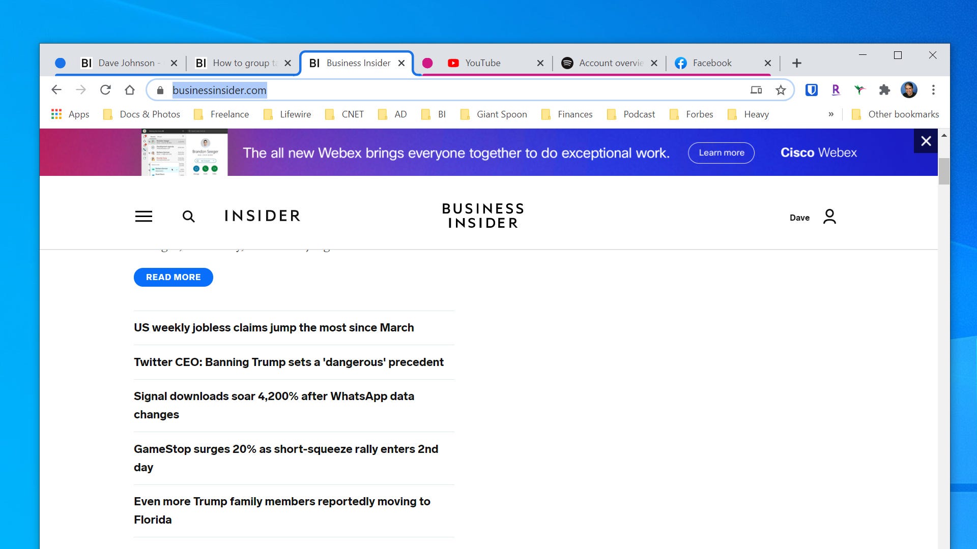 How to organize tabs in Chrome 8