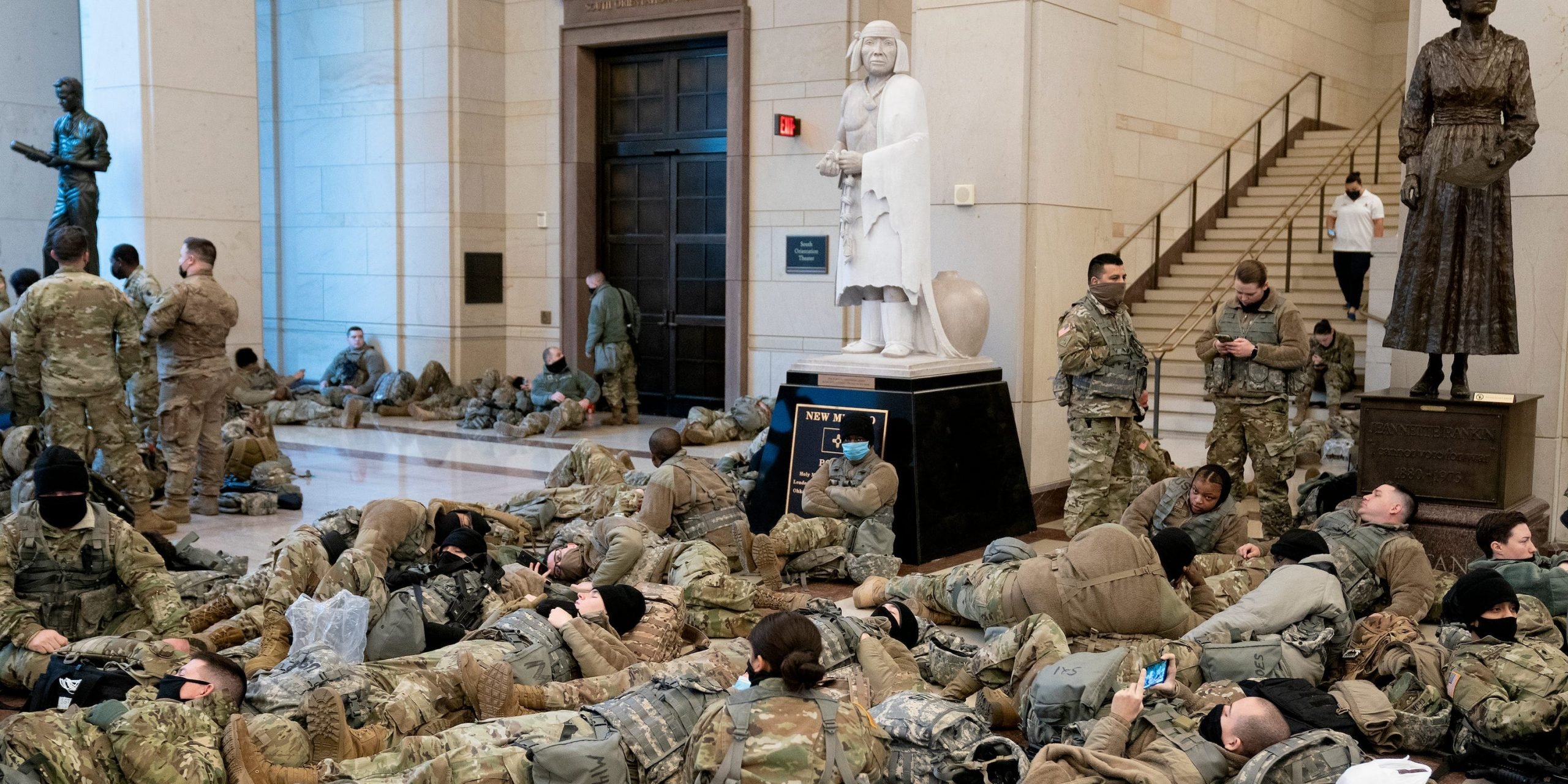 national guard sleep